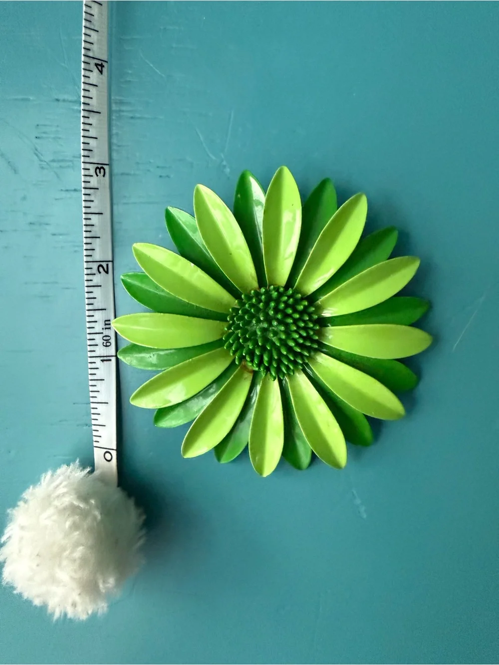 Green Floral Statement Brooch - Women Jewelry Brooches - Picture 2 of 3